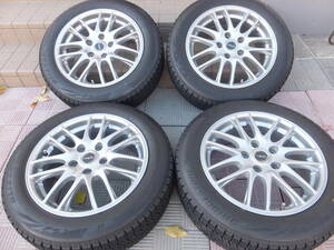 ライトエース・タウンエース他185/60R16 16x6.5J +46 5穴 PCD114.3 ホイールセット バリ溝スタッドレスBLIZZAK VRX2