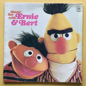 Vintage Vinyl Record - Sesame Street - Havin’ Fun with Ernie & Bert CC25506 US 1976 70s セサミストリート LP Muppets Jim Henson