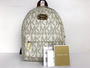 良品★送料無料 マイケルコース MICHAEL KORS モノグラム リュックサック バックパック