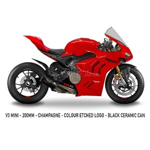 DUCATI PANIGALE V4 2020～2024 AUSTINRACING DE-CAT エキゾーストマフラー オースティンレーシング