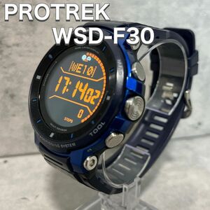 CASIO カシオ PROTREK WSD-F30 充電式 デジタル ラバー
