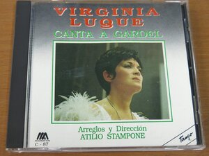 CD VERGINIA LUQUE Canta a Gardel 輸入盤 中古品