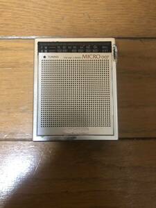 ジャンク！National ナショナル MICRO 007 ミニラジオ FM-AM 2-BAND RF-007 日本製 アンティーク