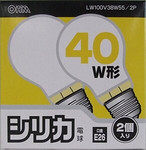 シリカ電球LW100V38W55/2P LW100V38W55/2P