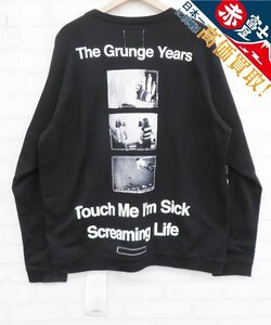 8T1129/The soloist Charles Peterson patch&print sweat shirt sc.0004aSS19 ソロイスト スウェット カートコバーン