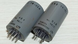 【倉庫整理】タムラ製作所 600Ω 60kΩ MIC オーディオ マイクトランス TR-334 2個セット TEAC R-310 系( R-311 R-312 R-313 R-314 )に