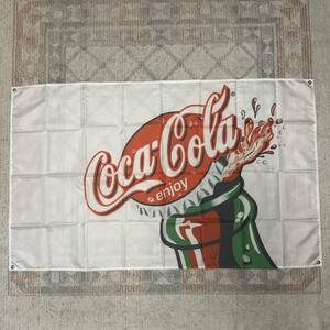 訳ありコカコーラ 特大フラッグ 100 タペストリー 旗 フラッグ アメリカン コカ・コーラ コーラ ガレージ装飾 CocaCola インテリア雑貨