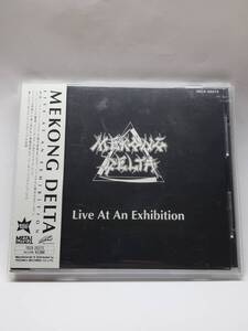 MEKONG DELTA／LIVE AT AN EXHIBITION／メコン・デルタ／ライヴ・アット・エキジビション／国内盤CD／帯付／1992年発表／廃盤