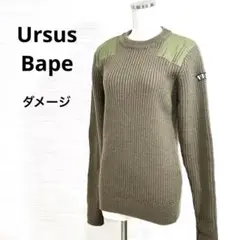 ★Ursus Bape アベイシングエイプ セーター M シミダメージあり