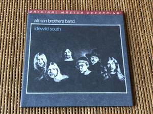 Allman Brothers Band/Idlewild South mfsl gold ゴールドCD オールマン・ブラザーズ・バンド 紙ジャケ モービル mobile fidelity