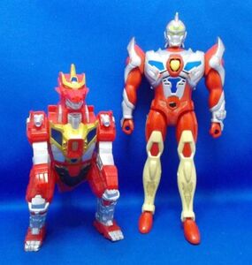 電光超人グリッドマン スタンダード STD & ダイナドラゴン ソフビ タカラ 1993年 円谷プロ 現状品 ダイナゼノン SSSS. GRIDMAN DYNAZENON