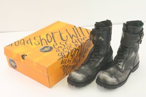 Dr.Martens ドクターマーチン ブーツ ダメージブーツ エンジニアブーツ ブラック メンズ サイズ UK 8 箱付き レトロ 現状品 2343-KS