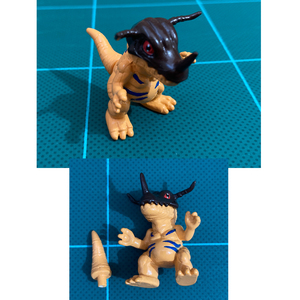 デジモン【グレイモン】フィギュア　2000年 BANDAI デジモンアドベンチャー02 digimon minifigure ワンダーカプセル チョコエッグ