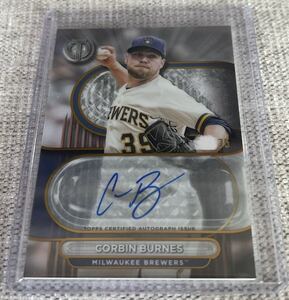 【75枚限定】Topps Tribute Baseball 2024 Corbin Burnes MLB 直筆サインカード 直書き Auto 現 ダイヤモンドバックス コービンバーンズ