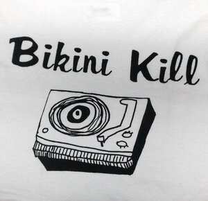 ★ビキニ キル Tシャツ Bikini Kill Record Player 白 - XL 正規品 ル ティグラ Le Tigre us indie ライオット ガール