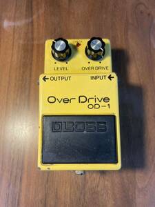 《値下即決早い者勝ち》【激レア】BOSS OD-1 1979年 銀ネジ 日本製 エフェクター JRC4558D Over Drive MADE IN JAPAN オーバードライブ