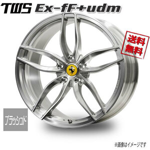 TWS TWS Ex-fF+udm ブラッシュド 20インチ 5H114.3 10.5J+43.6 4本 業販4本購入で送料無料