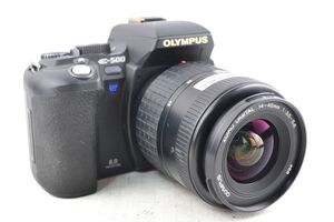 ★実用美品★OLYMPUS オリンパス E-500 ボディ ZUIKO DIGITAL 14-45mm F3.5-5.6 シャッター回数112★♯15383