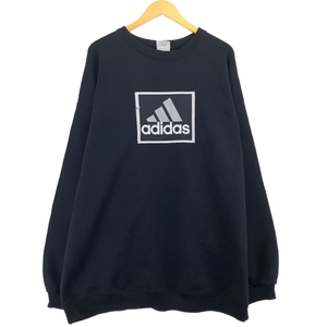 古着 90年代 アディダス adidas ロゴスウェットシャツ トレーナー USA製 メンズXXL相当 ヴィンテージ /eaa468718