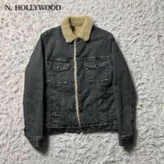 N.HOOLYWOOD Nハリウッド　ボア　デニムジャケット　サイズ　36 美品