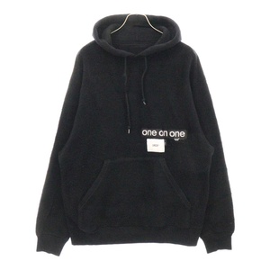 ダブルタップス ×UNDERCOVER GIG HOODED アンダーカバーフリースプルオーバースウェットパーカー フーディー ブラック 211ATUCD-CSM02S