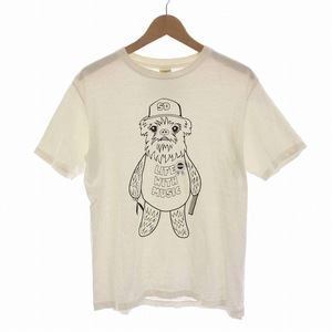 スタンダード カリフォルニア STANDARD CALIFORNIA Tシャツ カットソー プリント 半袖 コットン M 白 ホワイト /YM ■GY03 メンズ