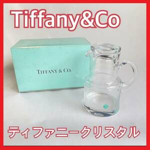 新品Tiffany&Coティファニークリスタル ウォータージャグ水差し2点セット