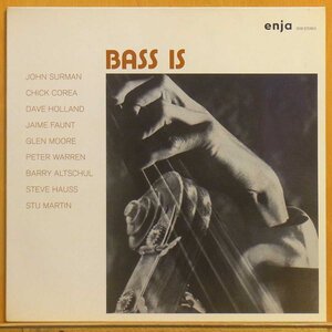 ●ダブル洗浄済!John Surman参加!★Peter Warren(ピーター ウォーレン)『Bass Is』 GerオリジLP #61646