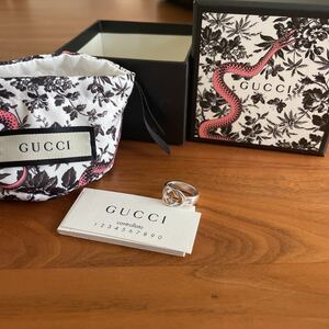 【良品】GUCCI グッチ指輪 ★希少★★★9号☆箱あり