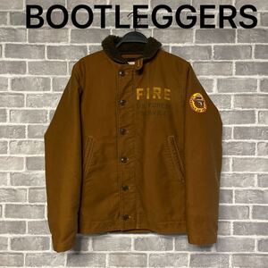 美品2008aw BOOTLEGGERS ブートレガーズ DOCKER JACKET ドッカージャケット 36 カスタムモデル N-1 デッキジャケット ボア