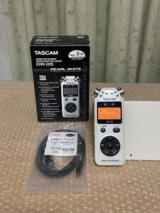 ★36★TASCAM☆DR-05☆リニアPCMレコーダー☆中古動作品☆タスカム★さらに特典★