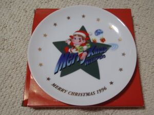 非売品　Fujiya 不二家　ペコちゃん　1996年　クリスマス　プレート　絵皿　1個　