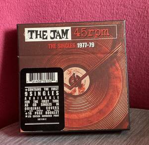 激レア!!ほぼ新品♪9CD-BOX シリアルナンバー入り『THE JAM 45rpm THE SINGLES 1977-79』ザ・ジャム/ポールウェラー