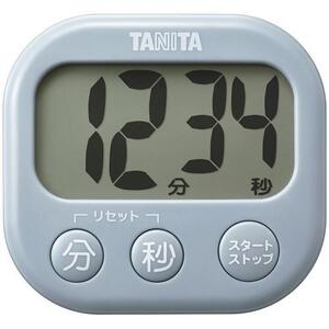 タニタ 　抗菌でか見えキッチンタイマー ＴＤ４２９ＢＬ　ブルーグレー