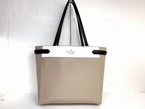 極美品★送料無料★ kate spade ケイトスペード ステイシー カラーブロック レザー トートバッグ 肩掛け可能