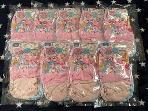 【限定出品】 ★未使用／タグ付き プリキュアオールスターズ カラーショーツ 綿混 B柄 2枚組×⑨ 130cm