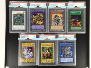 遊戯王 カードゲーム PSA 8～9 ７枚まとめセット デュエルモンスターズ 守護神官マナ スターダストドラゴン 竜魔道騎士ガイア 他 wa◇77