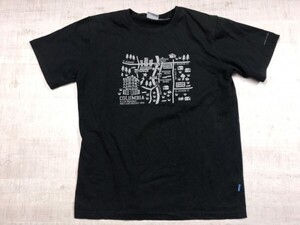 コロンビア Columbia OMNI-WICK アウトドア アメカジ ストリート 半袖Tシャツ カットソー メンズ L 黒