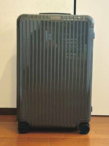 【新品・未使用】RIMOWA “Essential” Checkin-L (85L) グレー（光沢） リモワ スーツケース エッセンシャル