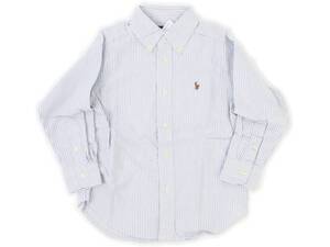 アウトレット 新品 ポロ ラルフ 6 長袖 オックスストライプ 4090 polo ralph lauren