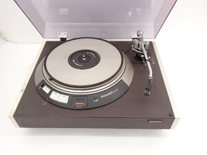 【ジャンク品】 DENON デノン ターンテーブル DP-6000+ トーンアーム SAEC サエク WE-308SX + キャビ DK-200 +カートリッジ付 ∽ 70D9D-1