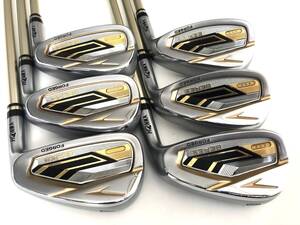 美品 本間 ホンマ HONMA BERES ベレス 2024 アイアン 7-11,AW 6本 ARMRQ FX LIGHT R アーマック 3スター 3星 ★★★　※拡大画像あり