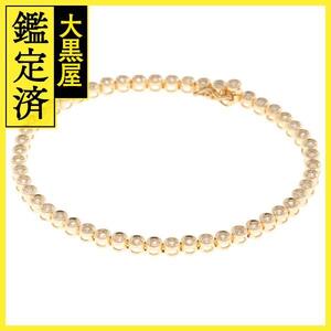 JEWELRY　ジュエリー　ブレスレット　K18イエローゴールド　ダイヤモンド1.00ct　約8.7g【207】2121000005708