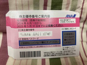 ＡＮＡ　全日空　株主優待券　１０枚　数量９　発送のみ