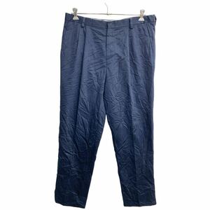 DOCKERS チノパンツ W38 ドッカーズ ビッグサイズ タックパンツ ネイビー コットン 古着卸 アメリカ仕入 2403-138