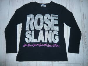 アールネヌエー★ロングTシャツ★RNA★ROSE SLANGロンT★ストリートカルチャーゴスロリパンクPUNKロックROCKユーズド古着