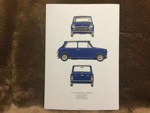 【正規品 絶版】 イノチェンティ ミニ クーパー1300 イラスト 44 INNOCENTI MINI COOPER1300 クラシックカー 尾崎 豪 旧車 絵