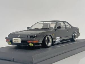  1/43 ノレブ Honda Prelude (1987) 改 アルミ 深リム ローダウン 改造 F/Rスポ デカール カスタム 国産名車 アシェット