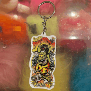 ラットフィンク ロッキンジェリービーン キングオブジャンクヤード キーチェーン RAT FINK Rockin