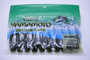 USゲーリーヤマモト ファットイカ US Gary Yamamoto Fat Ika 323 WM&SMゴールド、LGブラックフレーク 1袋 並行輸入品